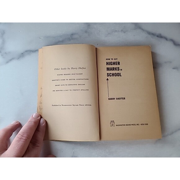 How To Get Higher Marks In School By Harry Shefter Paperback - Picture 3 of 10